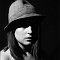 Film noir <br> Charlotte <br>portrait studio noir et blanc, black and white