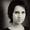Bruit de couloir 2<br> Charlene <br>portrait studio noir et blanc, black and white